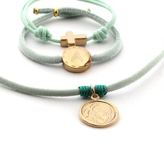 Conjunto CANDELA - collar escapulario y pulseras