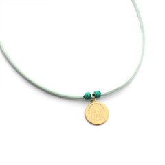 CIELITO DOR - collar personalizable medalla dorada 17mm