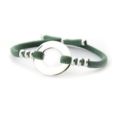 DALIA PROFE- customizable silver donut bracelet 21mm