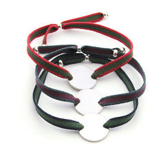 END OF COURSE CAP - customizable bracelet with 15mm silver medal