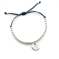 SAGRADO CORAZÓN - Pulsera medalla plata 13mm