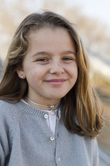 CIELITO B - collar personalizable medalla plata 19mm