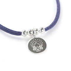 CIELITO A - collar personalizable medalla plata 17mm