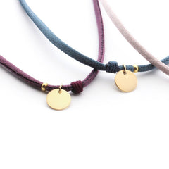 CALA ARENA - Collar medalla dorada 10 mm