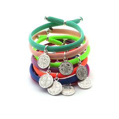 SAN BENITO FLÚOR - Pulseras plata 13mm