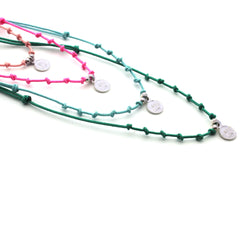 ANGELITO NUDITOS - Collar angelito medalla plata 8mm