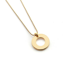 GALA - collar personalizable donut dorado 20mm