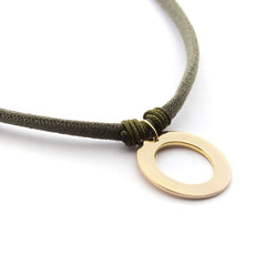 💦HAYA - collar personalizable donut dorado 22mm