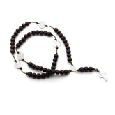 ROSARIO DE LA FAMILIA - Personalizable de madera y plata