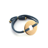 LAVENDER DOR- Pulsera personalizable donut dorado 30mm
