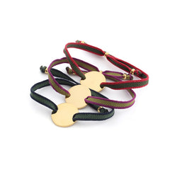 CATI DOR - Customizable bracelet with 15mm gold medal