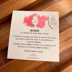 STOP - adhesive medal