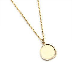 MATILDA - Collar personalizable medalla dorada 17mm