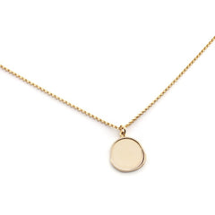 MATILDA - Collar personalizable medalla dorada 17mm