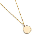 MATILDA - Collar personalizable medalla dorada 17mm