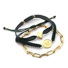 DANA - pulsera con eslabones dorada