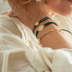 DANA - pulsera con eslabones dorada