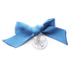 Guardian Angel Cradle Medal Silver 20mm