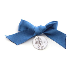 Guardian Angel Cradle Medal Silver 20mm