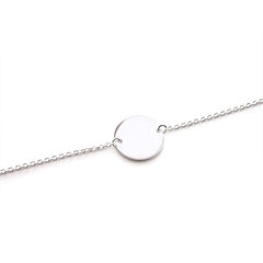 AZU- pulsera personalizable plata 15mm
