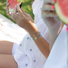 PITA DOR - customizable bracelet with 12mm gold medal