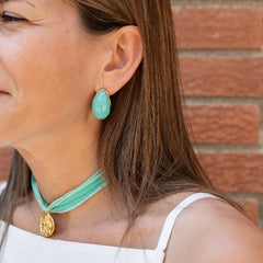 JULIA - gold earrings 30x60mm
