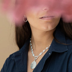 LOLA - pendientes plata 20mm