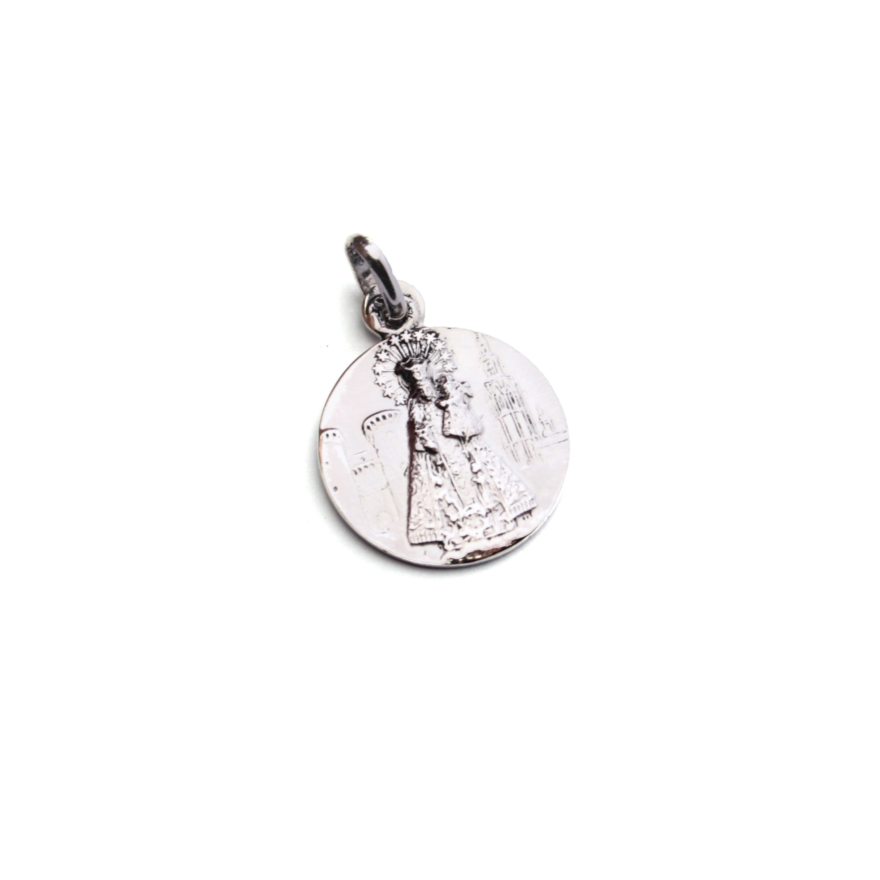 Virgen de los Desamparados - medalla clásica de plata
