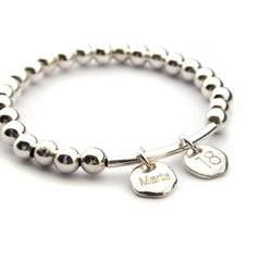 ANA - pulsera medallas plata personalizables