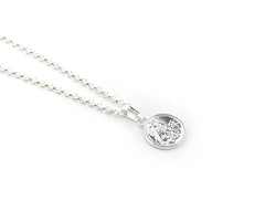 MOTHER Scapular - 15mm silver medal necklace with cord