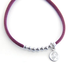 CIELITO F - customizable bracelet with 8mm silver medal
