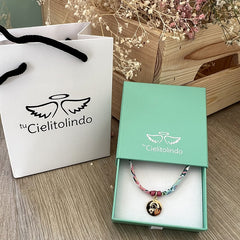 CIELITO G - customizable necklace silver medal 15mm