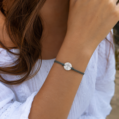 ALZA LA MIRADA - Pulsera PITA medalla 5mm