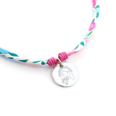 CIELITO LIBERTY - collar personalizable medalla plata 15mm