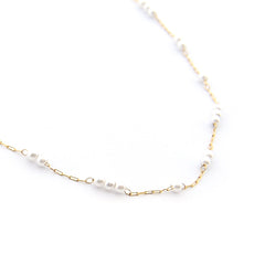 ZULEMA - collar perlitas dorado