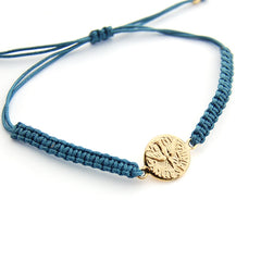 Espíritu Santo - pulsera medalla dorada 11mm