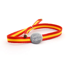 CATI - customizable bracelet silver medal 15mm