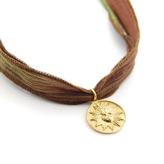 SILK BRACELET - Choose medal and silk