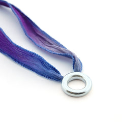 GAIA MINI - collar donut 19mm plata