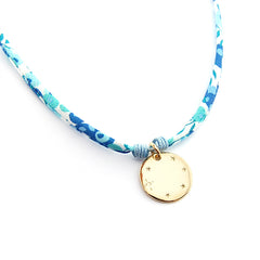 VIRGEN ESTRELLAS LIBERTY- collar medalla dorada 16mm
