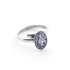 Anillo MILAGROSA - plata 8x12mm