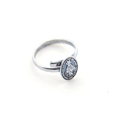 Anillo MILAGROSA - plata 8x12mm