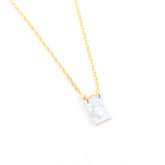 DETENTE NÁCAR DOR - collar medalla 8x11mm