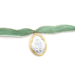 Virgen Milagrosa Bisel- medalla bisel 32x24mm