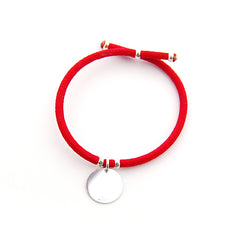 LUA - pulsera personalizable medalla plata 13mm