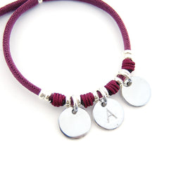 MARA - pulsera personalizada medallas plata