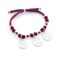 MARA - pulsera personalizada medallas plata