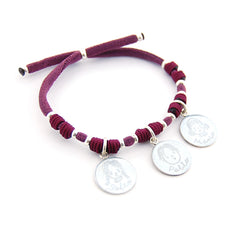 MARA - pulsera personalizada medallas plata