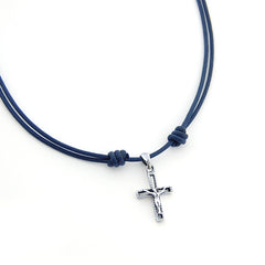 LUMINIS - collar cruz plata 15x21mm