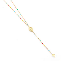 MILAGROSA - collar rosario dorado